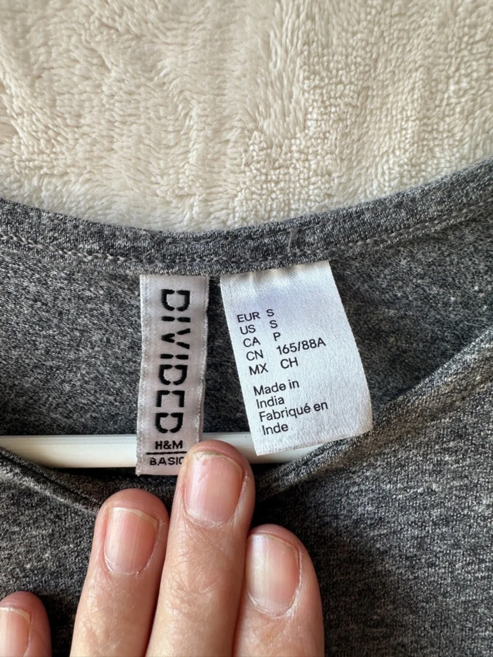 H&M Dark Charcoal Gray Ribbed Tank Dress - Picture 3 of 3